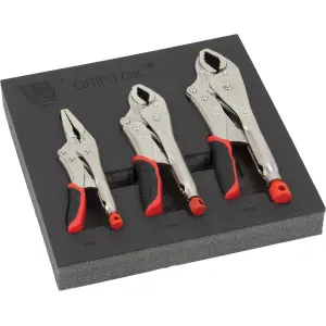 3-Piece Grip-Lok™ Locking Plier Set
