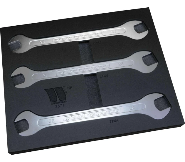 3-Piece Spanner Set; Ultra Thin 20-24mm
