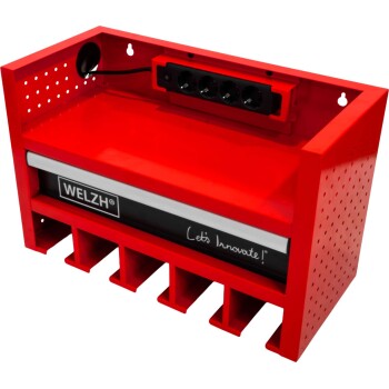 Battery Tool Storage Rack With Draw and EU Power Poin