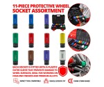11-Piece Protective Wheel Socket Assortment
