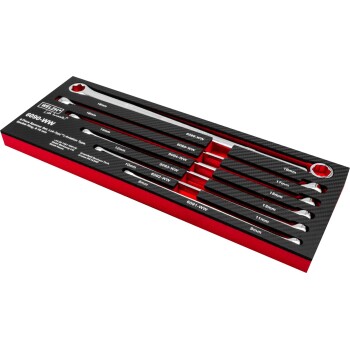 6-Piece Spanner Set; Lok-Typ™ Aviation Type, Double Ring, 8-19 mm