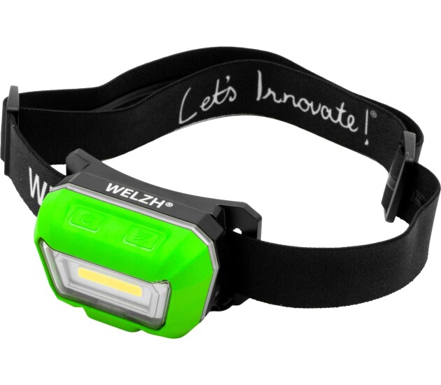 Rechargeable Motion Sensor Inspection Head Lamp; Sirius Range (Green)