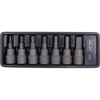 7-delige Hex Bit Doppenset 3/8" – 48 mm (H3–H10)