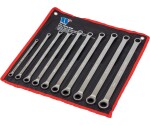 10-delige Aviation Ringsleutel- & Ratelset 8–19 mm