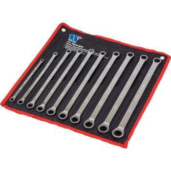 10-delige Aviation Ringsleutel- & Ratelset 8–19 mm