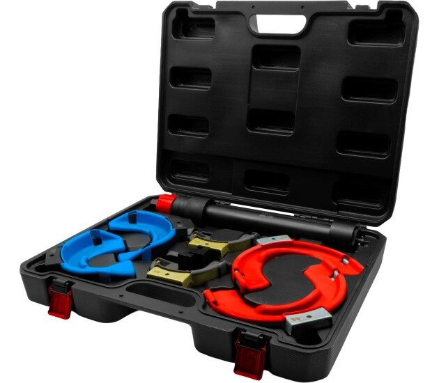 Heavy Duty 7-delige Veercompressor Set – McPherson (Cilindrisch & Conisch)