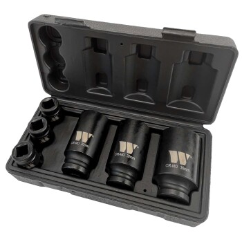 Aandrijfasdopset – 6-delig (1/2”, 12-kant dunwandig)