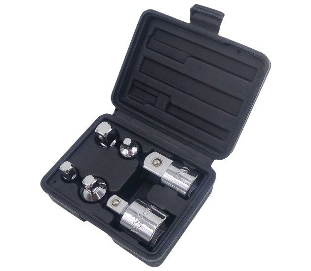 6-delige adapter- en verkleinerset voor dopsleutels