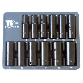 Lok-Typ impactdoppenset deep 3/8” – 8–19 mm