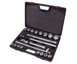 3/4" dop- en gereedschapsset 12-point, 19–50 mm