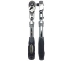 3-delige telescopische ratelsleutelset met vergrendelbare flexkop