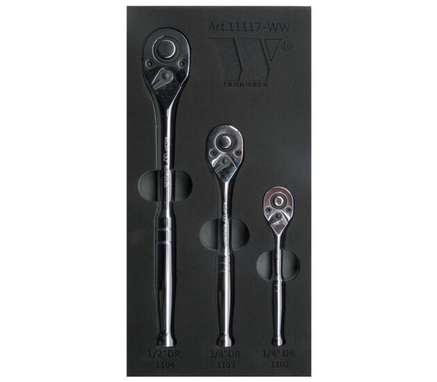 3-delige klassieke ratelsleutelset