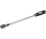 Extra lange ratelsleutel met flexkop 1/4"