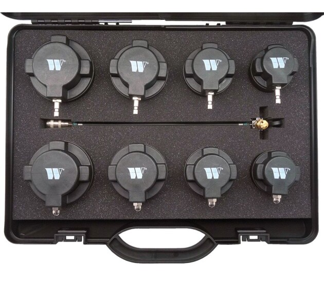 Luchtdruk lektestset voor turbo- en laadsystemen