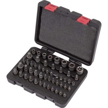52-delige Torx® en E-Torx master set S2-staal