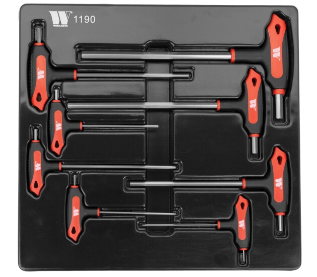 8-delige L-handgreep inbussleutelset 2–10 mm S2