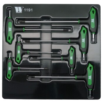 7-delige L-handgreep Torx en tamper-proof Torx set T10–T40 S2