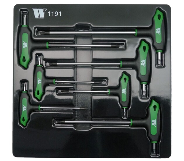 7-delige L-handgreep Torx en tamper-proof Torx set T10–T40 S2
