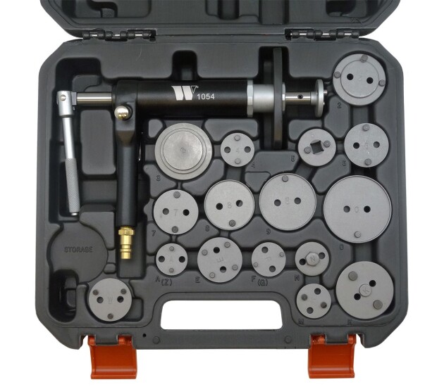 Luchtbediende remzuiger terugstelset