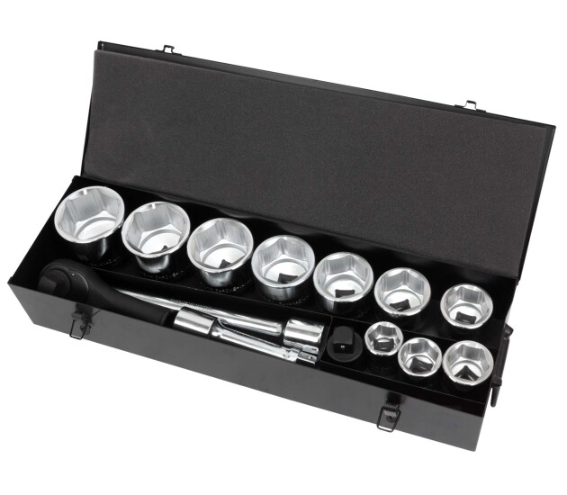 Doppenset 6-punt 36–80 mm 1''
