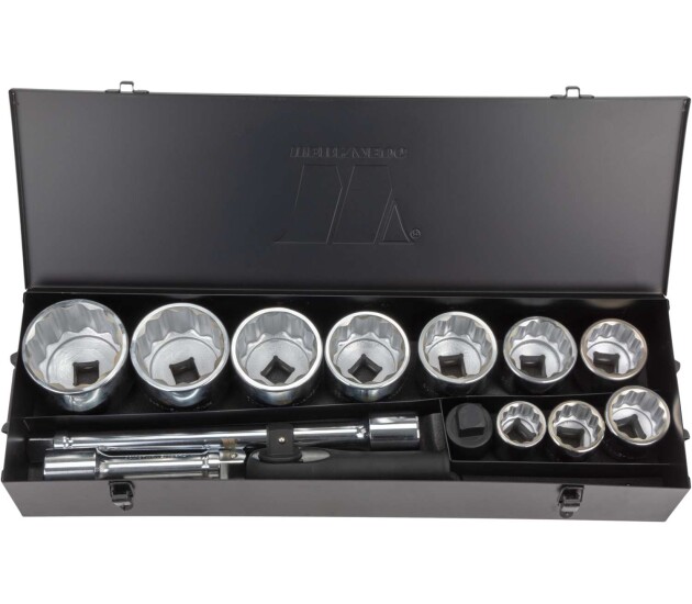 Doppenset 12-punt 36–80 mm 1''