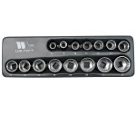 15-delige Lok-TYP dopset 3/8" 8–22 mm