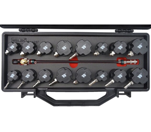 17-delige turbodruksysteem testset 16–38 mm