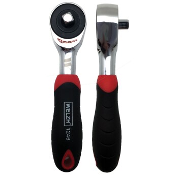 Stubby twist-handle ratel 1/4"