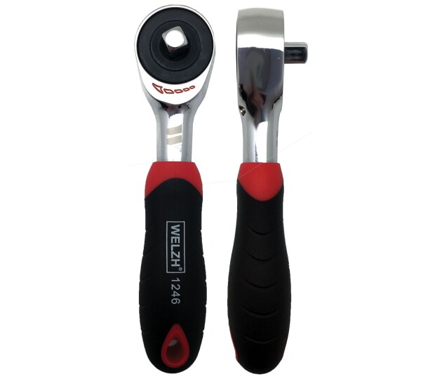 Stubby twist-handle ratel 1/4"