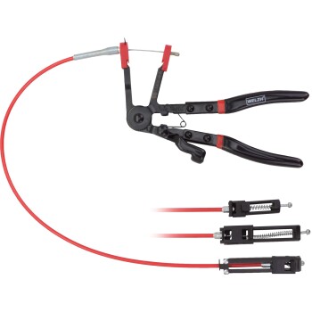 Slangtang met lange kabel en verwisselbare bekken