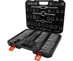 110-delige metrische en SAE tap- en snijset