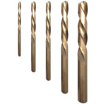 Linksdraaiende boorset – 5-delig volgeslepen