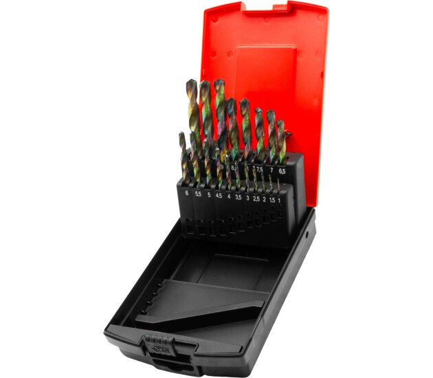 Boorset – 19-delig kobalt 1–10 mm