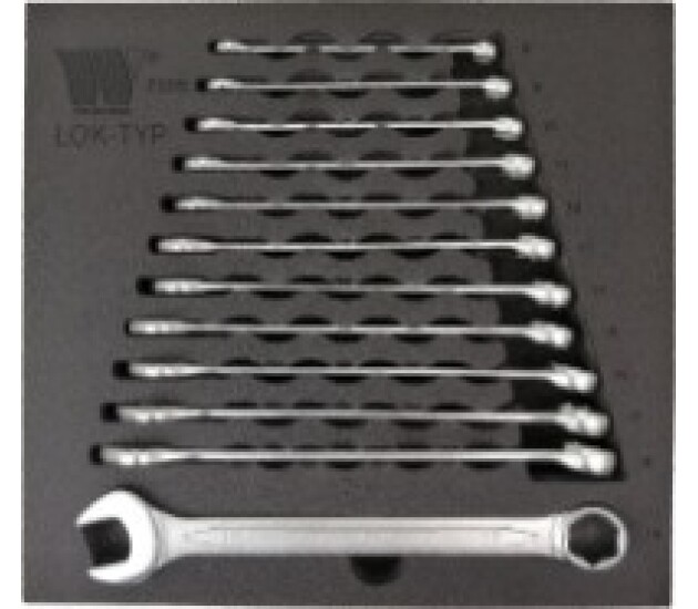 Lok-Typ combinatiesleutelset – 8–19 mm