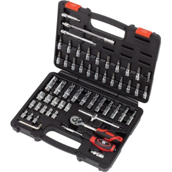 Dopsleutelset – 57-delig 1/4'' Gearlock profiel