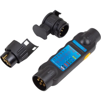 Elektronische aanhangerverlichting-tester – 7- & 13-polig