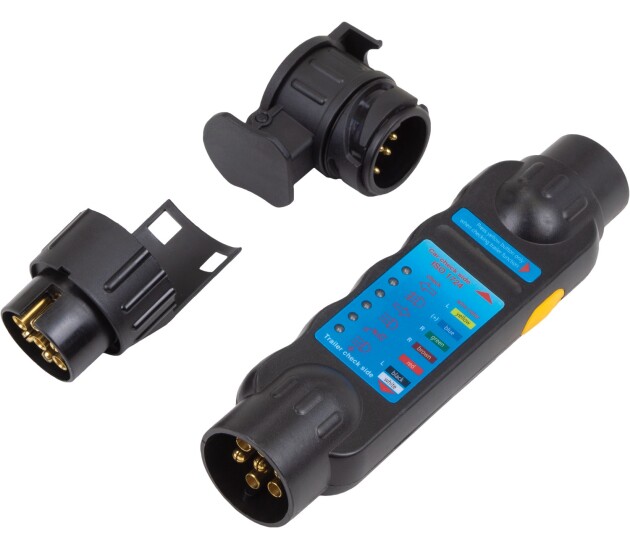 Elektronische aanhangerverlichting-tester – 7- & 13-polig