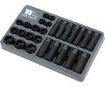 Impactdopset Lok-Typ™ – 3/8'' ondiep 8–22 mm
