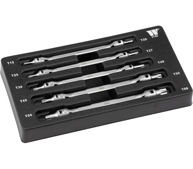 Flexibele Torx-sleutelset – 5-delig T15–T60