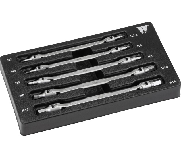 Flexibele inbussleutelset – 5-delig H2–H14