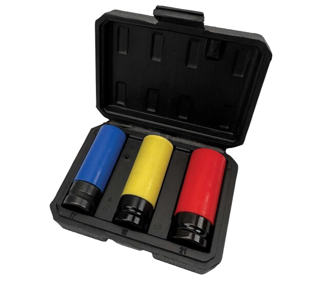 Beschermende slagdoppenset 17–19–21 mm