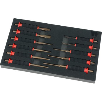 Drijf- en beitelset 11-delig