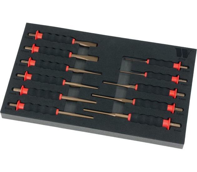 Drijf- en beitelset 11-delig