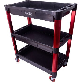 Gereedschapswagen met drie legborden