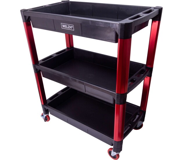 Gereedschapswagen met drie legborden