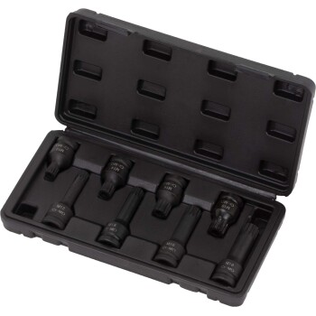 Slagvaste spline-bitdoppenset 8-delig 1/2''