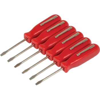 Zakschroevendraaierset plat 6-delig