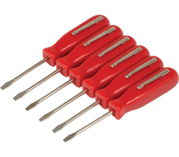 Zakschroevendraaierset plat 6-delig