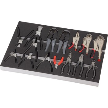 Gereedschapslade vullingsset tangen en vergrendeltangen