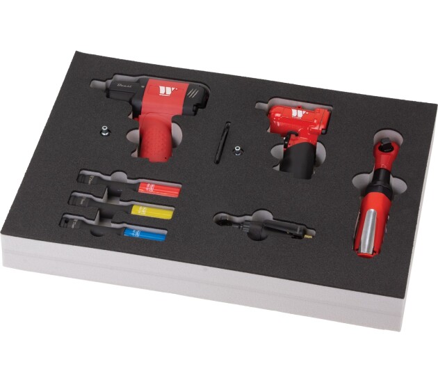 Gereedschapslade vullingsset pneumatische slag- en ratelgereedschappen
